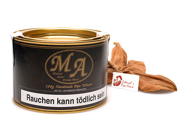 Michael Apitz Black Blend Pipe tobacco 100g Tin Michael Apitz Black Blend Pipe tobacco 100g Tin